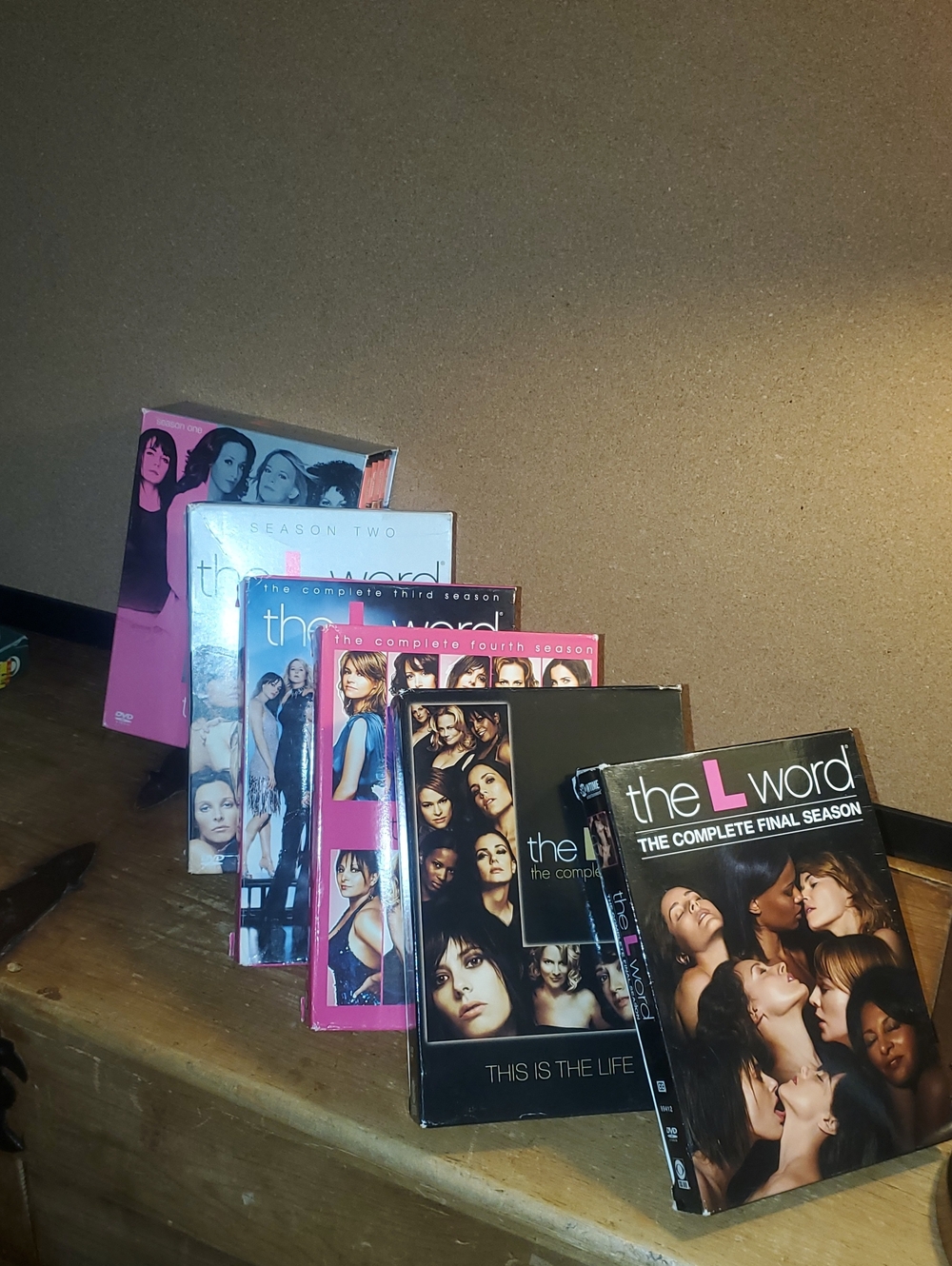 The L Word Complete Series Seasons DVD Set - Black & Pink Covers